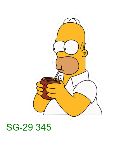 Homer Drinking Mate