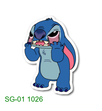 Stitch crying